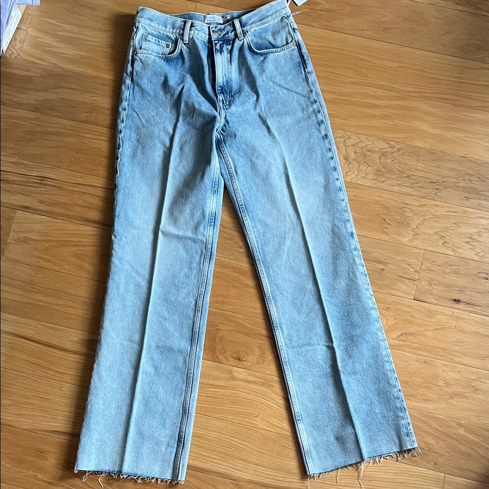 NWT & Other Stories Light Blue Straight Leg Jeans Extra Long Sz 31